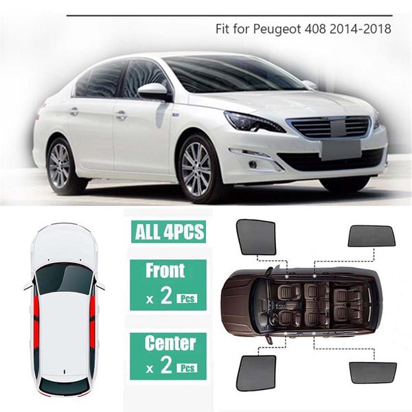

side windows magnetic sun shade uv protection ray blocking mesh visor fit for 408 2014-2018