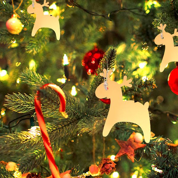 

1/set star printed wooden pendants ornaments xmas tree ornament diy wood crafts kids gift for home christmas party decorations