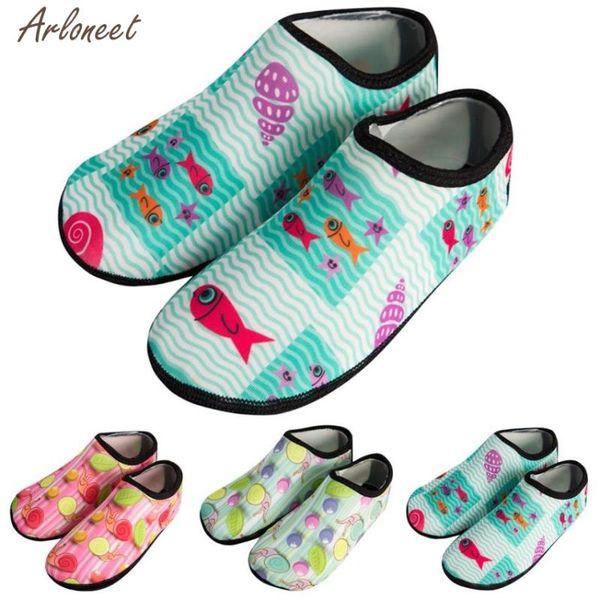 

2019 shoes kids print fish children swimm diving socks outdoor water sport scratche non-slip shoes seaside 27