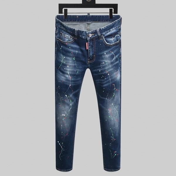 

new men jeans autumn casual trousers 2020 jeans clothing *215, Blue