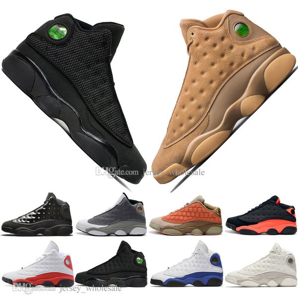 

13 13s cap and gown terracotta blush mens basketball shoes chicago black infrared flints bred men sports sneakers designer eur36-47
