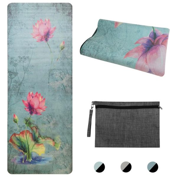 

72*24in yoga training mat foldable travel yoga mat lightweight non-slip for pilates gym home fitness exercise