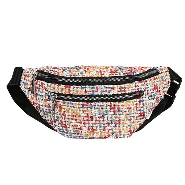 

new ladies hand bags women students outdoor sports zipper messenger bag chest waist bag 2019