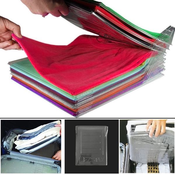

10layer clothes organizer t shirts folding board office desk file cabinet suitcase shelf dividers system closet drawer organizat