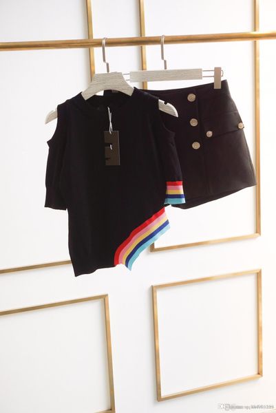 

женского дизайнерских футболки новых stripes нерегулярного knit рубашка женщина одежда desiger футболка с коротким рукавом футболка slim fit, White