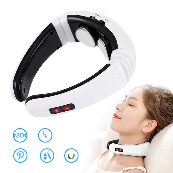 

neck massager electric pulse back and neck massager body pain relief intelligent multipurpose effective pulse relax massager