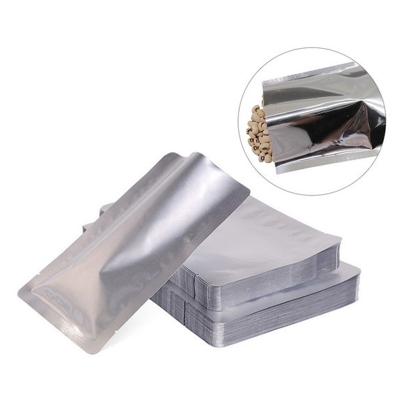 

food savers & storage containers 100pcs heat seal aluminium foil mylar bags vacuum pouches bag grade 6 sizes