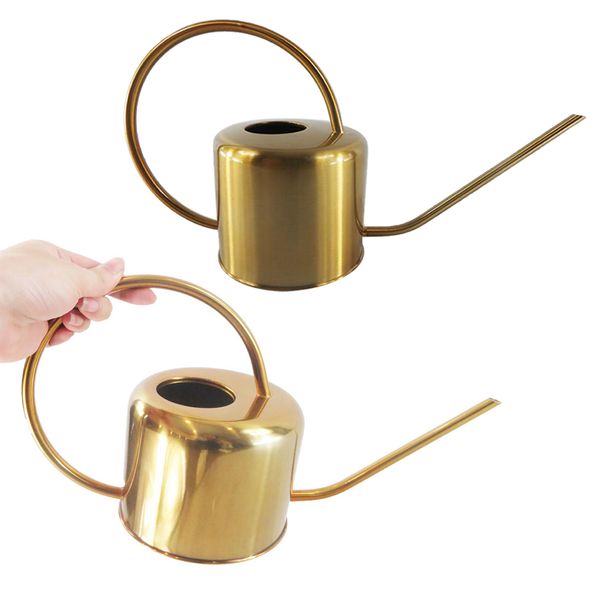 

2 шт 900мл 1.3l golden бонсай растения полив пот комнатное лейка для суккулентов