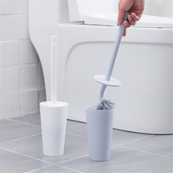 

home toilet brush holder stand guard set bathroom cleaning tools useful d90617
