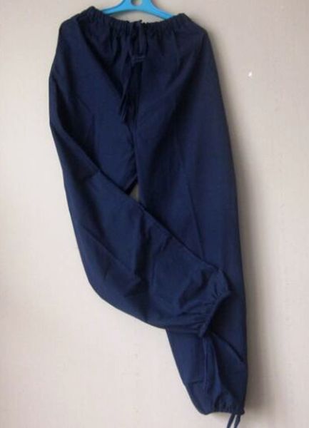 

10 цветов мужские боевые искусства шаровары черный / синий/красный/кофе мужской чистый хлопок тай-чи брюки брюки, Black;red