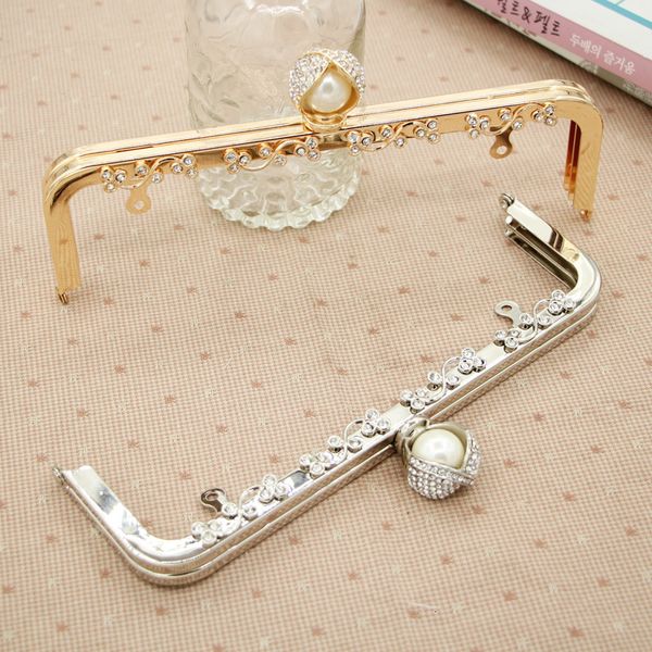 

20cm spray will pearl no hole mill finish export of gold golden screw export of gold diy luggage and bags hardware, Black