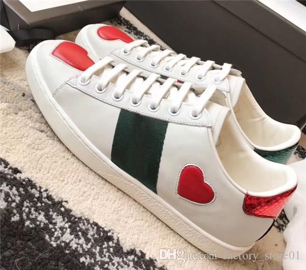 

mens women shoes sneakers loafers designer luxury white embroidery bee tiger head snake fruit dog casual flat presto trainers, Black