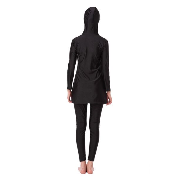 

women modest hijab islamic swimwear swim surf wear sport burkinis splice islamic swimsuit blue full cover