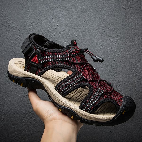 

summer mesh sport sandal men comfortable beach sandals man anti-slippery hiking sandals for men brand designer big size shoe