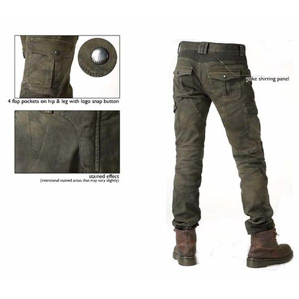 

motorpool komine ugb06 usb06 slacks men jeans motorcycle ride jeans leisure loose version with knee pads for summer ridding