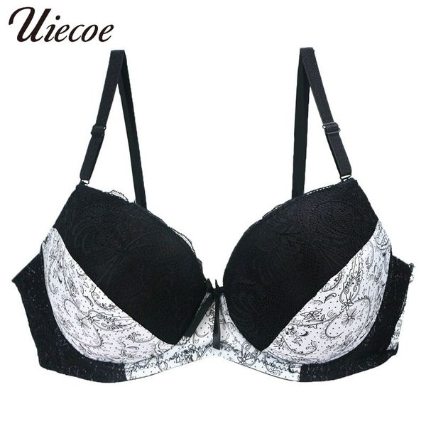 

uiecoe 2018 оригинала высокого класса толчок бюстгальтер нижнее белье для женщин нижнего белья нижнего белья сексуального плюс размера brass, Red;black