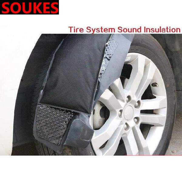 

1 set universal car wheel tire sound insulation inner liner wheel hub cover fender soundproof seal cotton sound absorption