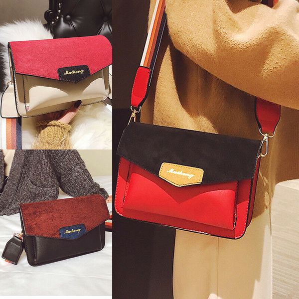 

Crossbody Bags For Women PU Leather Square Bags Fashion Female Shoulder Bag Pack Travel Letter Handbag Tote Ladies Messenger Bag