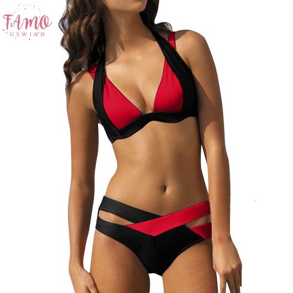 

womens purple and black bathing suit two pieces colorful girls crochet lace high waist v neck hollow out bikini swimsuit, White;black