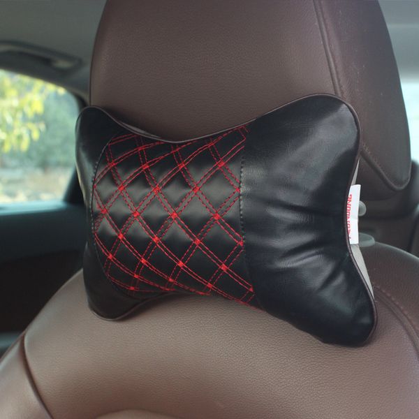 

красное вино кость подушка автомобиль ультра-волокна кожи шеи подушка автомобиля interior supplies head unit price