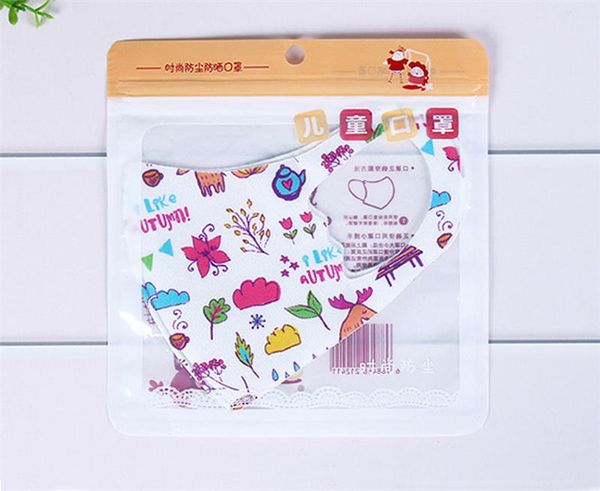 

face mask designer fashion masks kids dust thin children's cartoon printed children's mask dustproof sunscreen mask dhl shipping