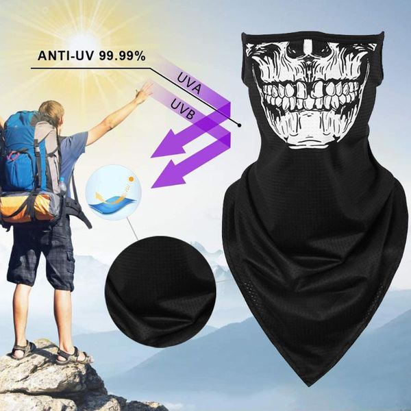 

cool 3d patterned men women windbreak seamless outdoor riding quick-drying dustproof breathable mask, Black