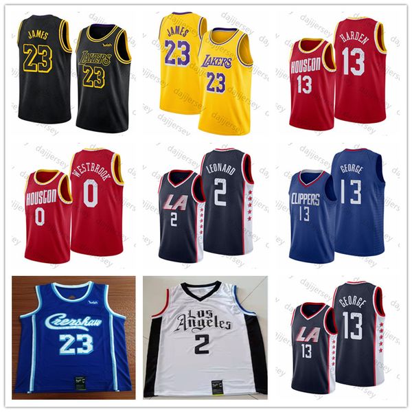 

2020 НКАА мужская Леброн Джеймс Джерси 23 Джеймс Харден 13 2 Леонард 13 Пол Джордж колледж баскетбол кофта