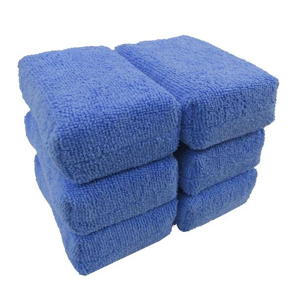 

car microfiber applicators sponges cloths microfibre hand wax polishing pad