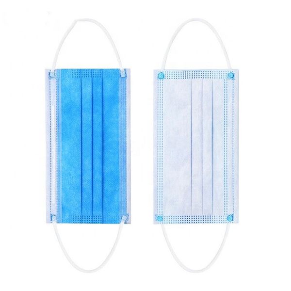 

горячая продажа быстрая доставка 3-слойные пылезащитные маски для лица рот одноразовые нетканые маски для лица защитные маски для лица