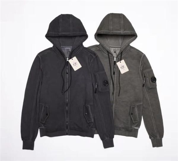 

cp company jacket distress casual men cp hoodies outdoor jogging women sweatshirts size -xxl new, White