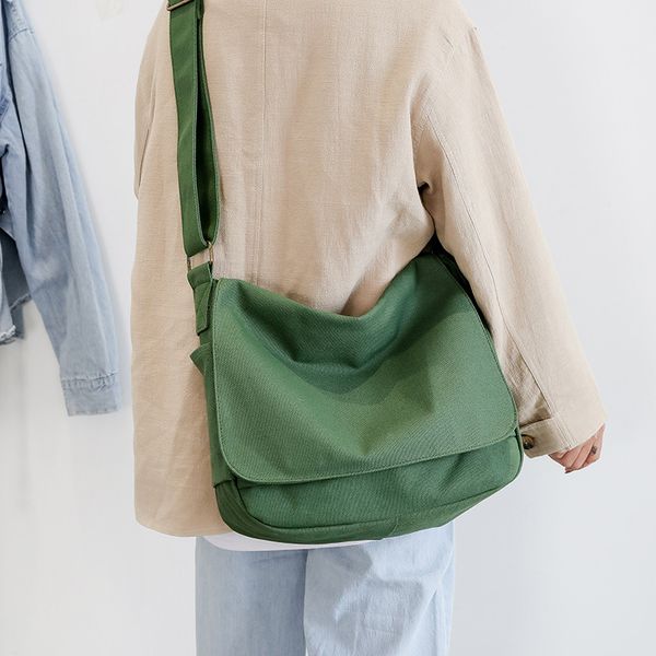 

ladies canvas bag large capacity women bag 2020 new korean shoulder fashion casual simple messenger shopping