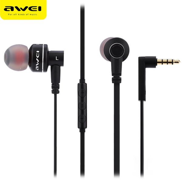 

awei es 10ty noise isolation in-ear hifi earphones headphones