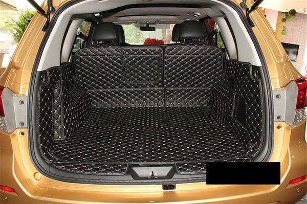 

luxury fiber leather car trunk mat for terra 2018 2019 2020 car accessories