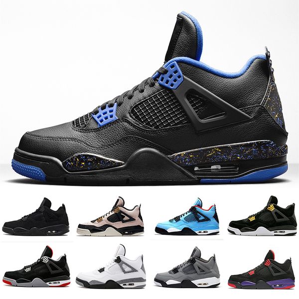 

High quality Wings 4 Silt Red 4s What The Men Basketball Shoes Women Black Cat white cement Bred Cool Grey Mens sports sneakers