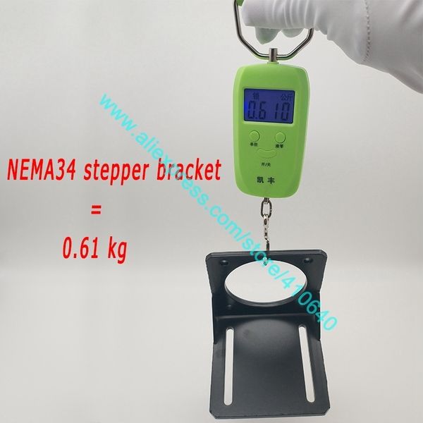 Robuste Halterung für NEMA 34-Schrittmotor. Kostenlose Schraube für universelle Anwendung. Halterung für 85- oder 86-mm-Rahmenschrittmotor. DICKER EINS