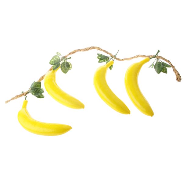 

4pc/string artificial banana toy pgraphy prop home restaurant decoration