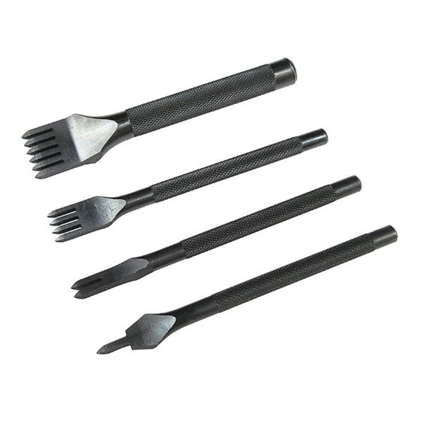 

4pcs leather punch tool punch cutter hole punches lacing leather craft tools