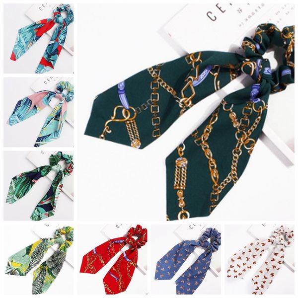 Scrunchies Ribbon Headwear Diy Bow Streamers Turban Hair Ties