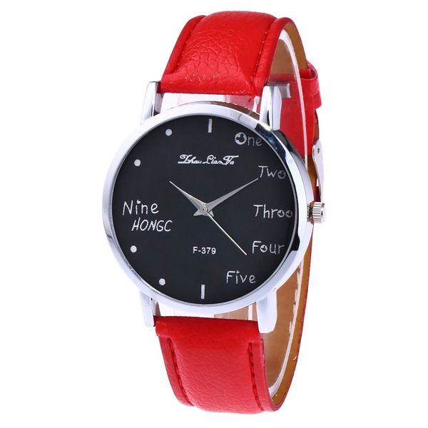 

leather strap women quartz watch ladies wristwatch luxury girl quartzwatch for dropshipping fashion, Slivery;brown