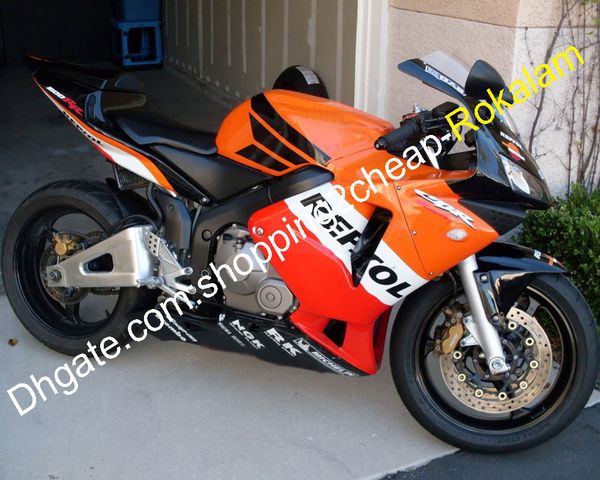 CBR600RR F5 Motosiklet Fairing Set Honda CBR 600RR CBR600 RR 2003 2004 03 04 Spor Motosiklet Üstyapı Kiti (Enjeksiyon Kalıp)