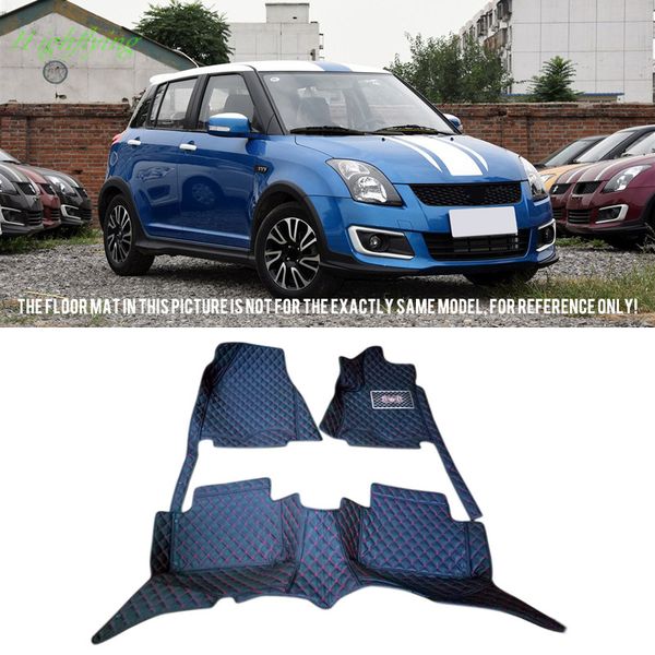 

interior accessories floor mats carpets foot pads covers for swift 2004-2009 for swift 2013-2015