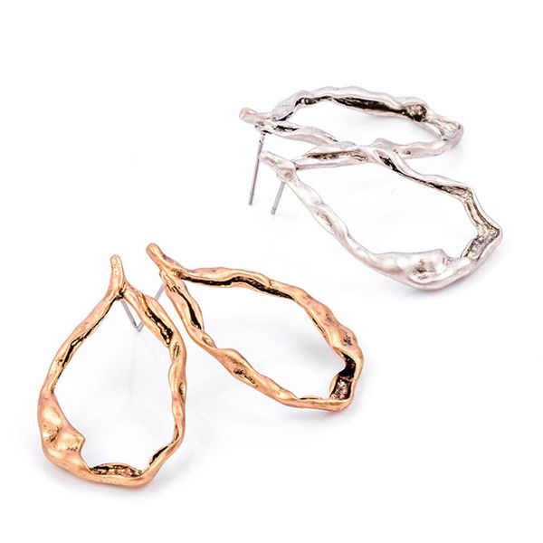 

gold & silver red copper retro bronze hollow drop earrings jewelry statement dangle earrings costume jewelry fashion earrings