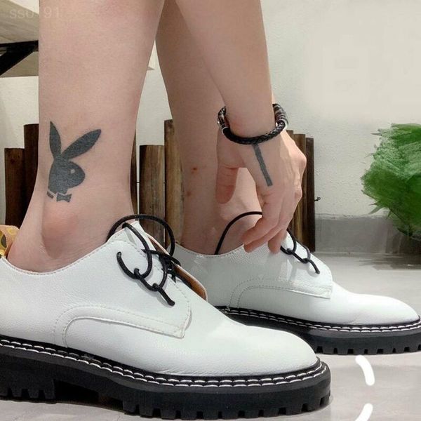 

2020 personality british style retro martin shoes women plus velvet thick bottom muffin single shoes factory direct sales size 35-40cm, Black