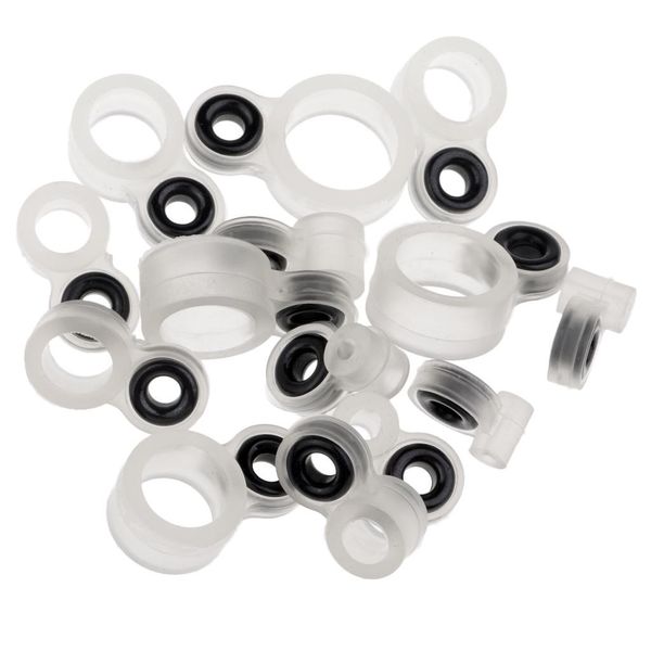 

14pcs силикона и керамический удочка guides ремонтные комплекты вершинку спиннинга глазные кольца