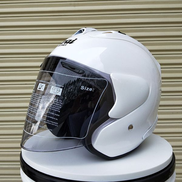 

2019 arai r4 3/4 helmet motorcycle helmet half open face casque motocross size: s m l xl xxl,capacete