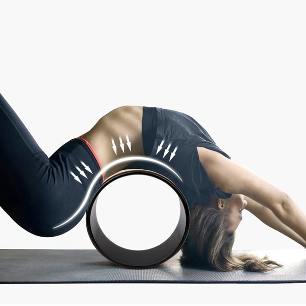 yoga wheel strong comfortable dharma yoga prop wheel for inversions...