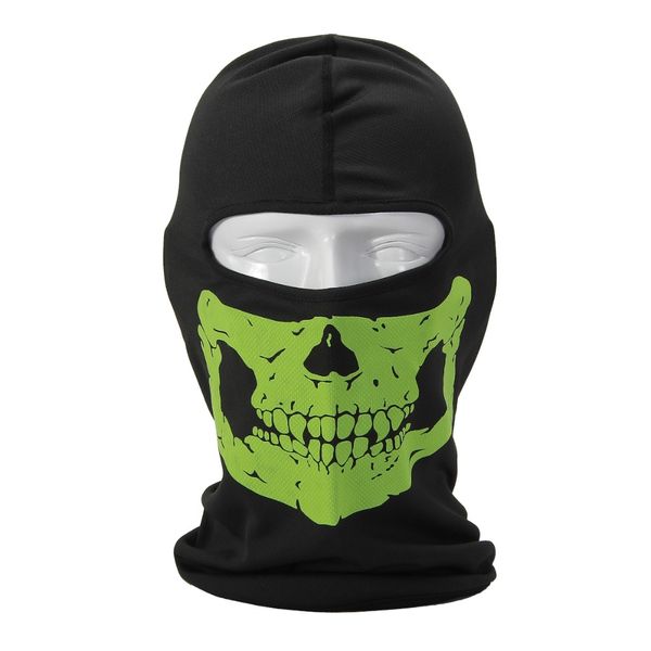 

3d printing skull balaclava motorcycle face mask windproof breathable biker racing cap helmet face shield hood