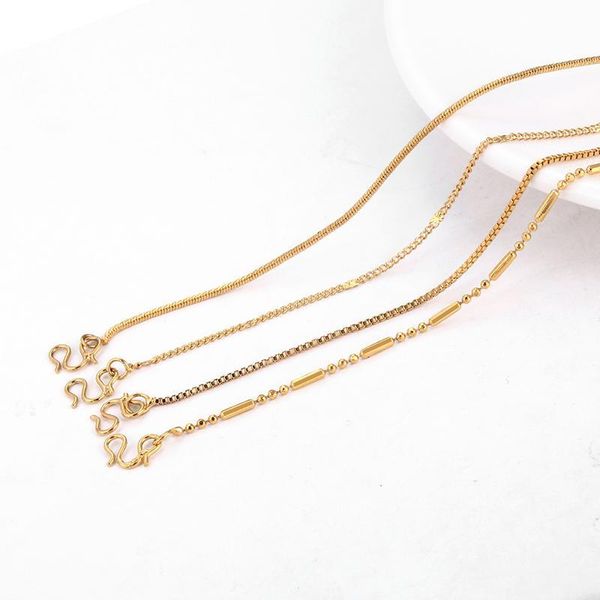 

новые 45см длинные цепи ожерелье цвета золота choker ожерелье для женщин мужчин подарка ювелирных изделий способа, Silver