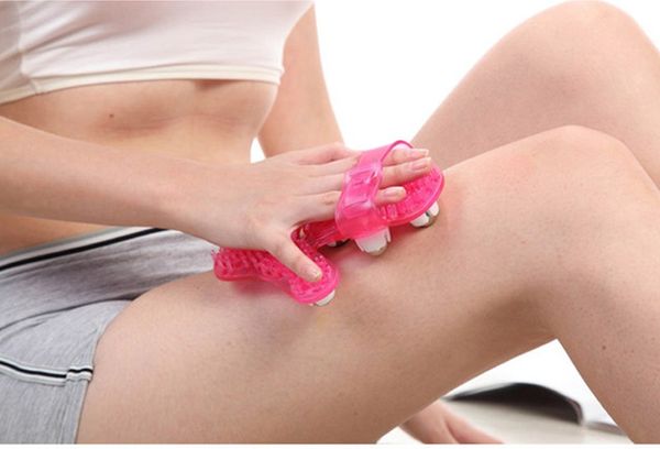 Heißes Werkzeug Rückenmassagegerät Handschuh mit Roller Ball Schmerzlinderung Relax Toosl für Nacken Rücken Schulter 9 Perlen Ganzkörpermassage