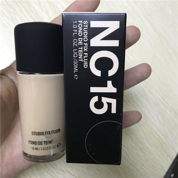 

new package nc15 nc20 nc25 nc30 nc35 studio fix fluid fond de teint 30ml makeup cosmetics liquid foundation